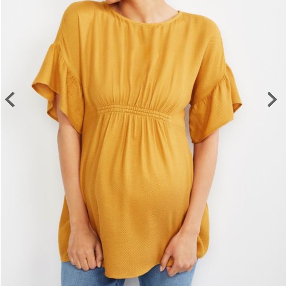 Motherhood Maternity Smocked Top